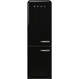 Smeg FAB32LBL6 Retro-Kühl-Gefrierkombination (331 l, 1968 mm hoch, Black) 