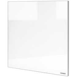 VASNER Infrarotheizung "Glas mit Rahmen grau, 300 W, Citara G" Heizkörper Infrarot Glasheizung, IP44 Bad geeignet Gr. B/H/T: 60 cm x 40 cm x 2,5 cm, 300 W, unten-rechts, weiß Heizkörper