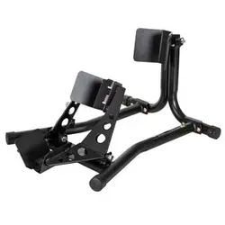 -Vorderradwippe 17-18 Zoll MATT-SCHWARZ Motorrad Transportzubehör
