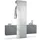 Vladon Wandgarderobe Carlton Anthrazit matt/Beton Oxid Optik