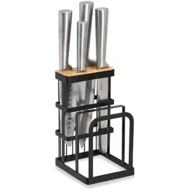 Zeller Messerblock 6-tlg. Schwarz