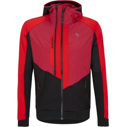 Softshelljacke ZIENER "NALIK", Herren, Gr. 56, rot, Obermaterial: 1. 100% Polyester; 2. 100% Polyester; 93% Polyester, 7% Elasthan; Futter: 100% Polyester; Wattierung: 100% Polyester;, Jacken