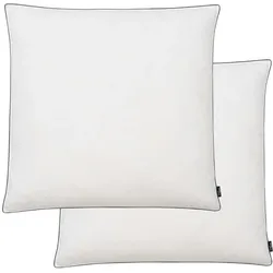 vidaXL Kissen 2 Stk. Daunen-/Federfüllung Leicht 80x80 cm Weiß