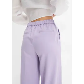 bonprix Bundfaltenhose Loose Fit Lila 42