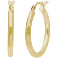 FIRETTI Paar Creolen »Schmuck Geschenk Gold 585 Ohrschmuck Ohrringe«, gelbgoldfarben