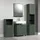 trendteam PureBliss Hochschrank 40 x 186 x 31 cm Grün Metall