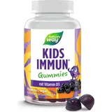 Nature's Way Kids Immun Gummies - mit Vitamin C, D3, Selen, Zink & Holunderbeeren-Extrakt