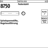 Industrial Quality Supplies ISO 8750 Spiralspannstifte, Regelausführung Federstahl 4