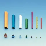 Nobby Exotenringe aus Aluminium 20er Stange; 2,5 mm