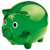 MacMa Sparschwein / Farbe: transparent grün