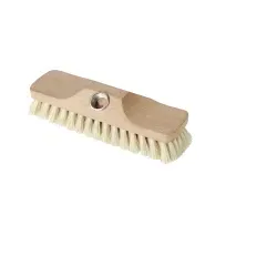 Waldkraft Schrubber mit Gewinde aus Buchenholz, gewachst, 24 cm 10086 01 01 600 , Holzschrubber mit Fibre Borsten