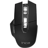 Inca IWM-555 Wireless Mouse schwarz, USB/Bluetooth