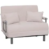 MCW Schlafsessel, Weiß, Textil, 105x80x190 cm, Wohnzimmer, Sessel, Polstersessel