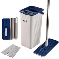 CleanAid Formosa 2 Bodenwischer Wischmopp Set mit Eimer- 360°
