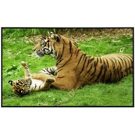 Papermoon Infrarotheizung »EcoHeat - Tiger mit Baby«, Matt-Effekt - bunt
