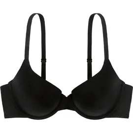 DORINA Bügel-BH "Michelle", Damen, Gr. 70, Cup B, schwarz, Obermaterial: 56% Polyamid, 32% Polyester, 12% Elasthan, unifarben, BHs Bügel-BH, leicht gepolstert, weicher Stoff