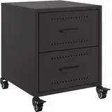 vidaXL Nachtschrank 36 x 39 x 43,5 cm Schwarz
