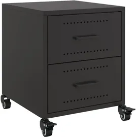 vidaXL Nachtschrank 36 x 39 x 43,5 cm Schwarz