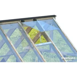 Palmako Gewächshaus Emilia 13 Grau 13,8 m2