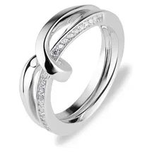 JETTE Ring silber 63