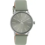Oozoo Armbanduhr grün Lederband 36 mm