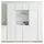 vidaXL Hochschrank 80 x 42,5 x 225 cm Weiß