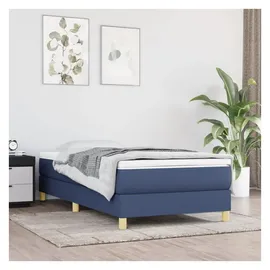 vidaXL Boxspringbettgestell 90 x 200 cm Blau