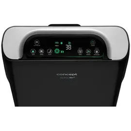 Concept Smart Perfect Air Luftreiniger Raumluftreiniger 7-Stufen-Filtration Ionisator Kohlefilter Mobile App schwarz