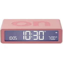 Lexon LR157P9 Digital-Wecker Flip Classic Rosa