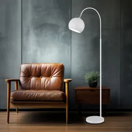 GLOBO Bogenleuchte 150 cm Weiß