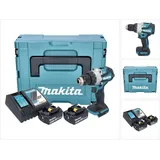 Makita DHP 489 RGJ Akku Schlagbohrschrauber 18 V 73 Nm Brushless + 2x Akku 6,0 Ah + Ladegerät + Makpac