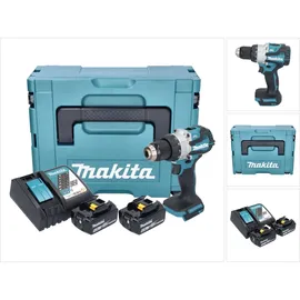 Makita DHP 489 RGJ Akku Schlagbohrschrauber 18 V 73 Nm Brushless + 2x Akku 6,0 Ah + Ladegerät + Makpac
