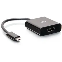 C2G USB-C zu HDMI Adapter 20 cm Schwarz