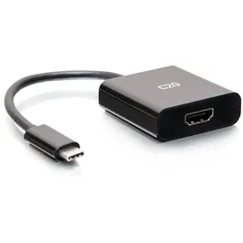 C2G USB-C zu HDMI Adapter 20 cm Schwarz