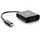 C2G USB-C zu HDMI Adapter 20 cm Schwarz