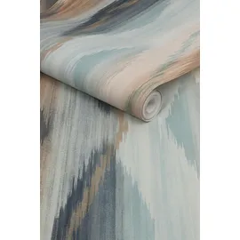 NEXT Abstract IKAT orange, Vliestapete 10mx52cm", - Next