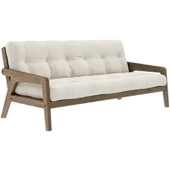 Karup Design - Grab Sofa, Kiefer carobbraun / elfenbein (510)