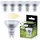 Lumiled Reflektorlampe 6x 8W GU10 650 lm neutralweiß 4000K