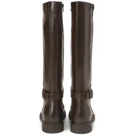 Marc O'Polo Marc OߴPolo aus edlem Schafleder", Damen, Stiefel Leder mit verstellbarer Schnalle, braun (Dark Brown), 37