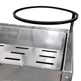 Grillpeter Mangal Batyr Deluxe Edelstahl mit Abdeckhaube