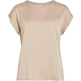 VILA VIELLETTE S/S Satin TOP/SU - NOOS