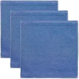 Möve Pearl Handtücher 30 x 30 cm blau 3 St.