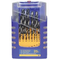 Fisch Tools Holzspiralbohrersatz 012K 25-teilig Ø 1 - 13 mm 0,5 mm steigend