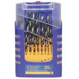 Fisch Tools Holzspiralbohrersatz 012K 25-teilig Ø 1 - 13 mm 0,5 mm steigend