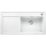 Blanco Zenar XL 6 S-F DampfgarPlus weiß + Excenterbetätigung + InFino + Holzschneidbrett