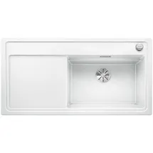 Blanco Zenar XL 6 S-F DampfgarPlus weiß + Excenterbetätigung + InFino + Holzschneidbrett