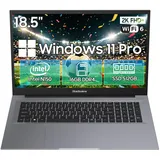 Blackview Aacebook 10 18,5" Intel N150 16 GB RAM 512 GB SSD Intel GMA 3150 Windows 11 Pro Grau
