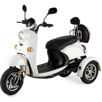 VELECO Elektromobil ZT63 Retro-Stil 650 W 12 km/h weiß