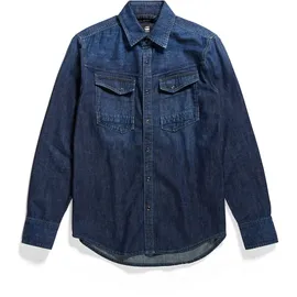 G-Star Dakota Slim Langarmhemd Blau XL