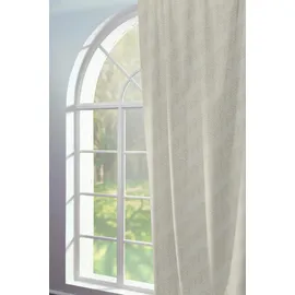 ADAM Audio Vorhang ADAM "Argentinian Criolla" Gr. 3, beige (naturweiß), B:145cm H:225cm, Jacquard, Baumwolle (Bio-Baumwolle), Gardinen, aus 100% Bio-Baumwolle